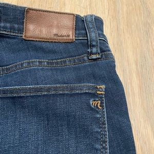 Madewell 9” High Riser Skinny Skinny Dark Jeans